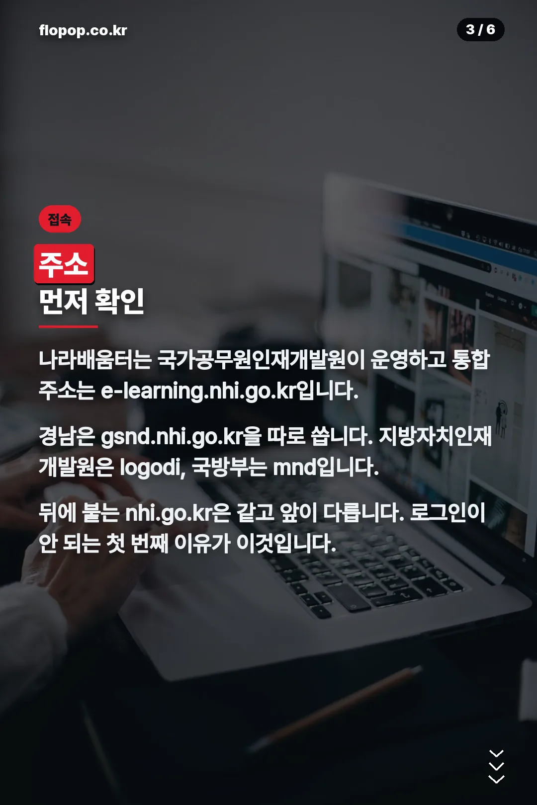 사이트 주소 구분