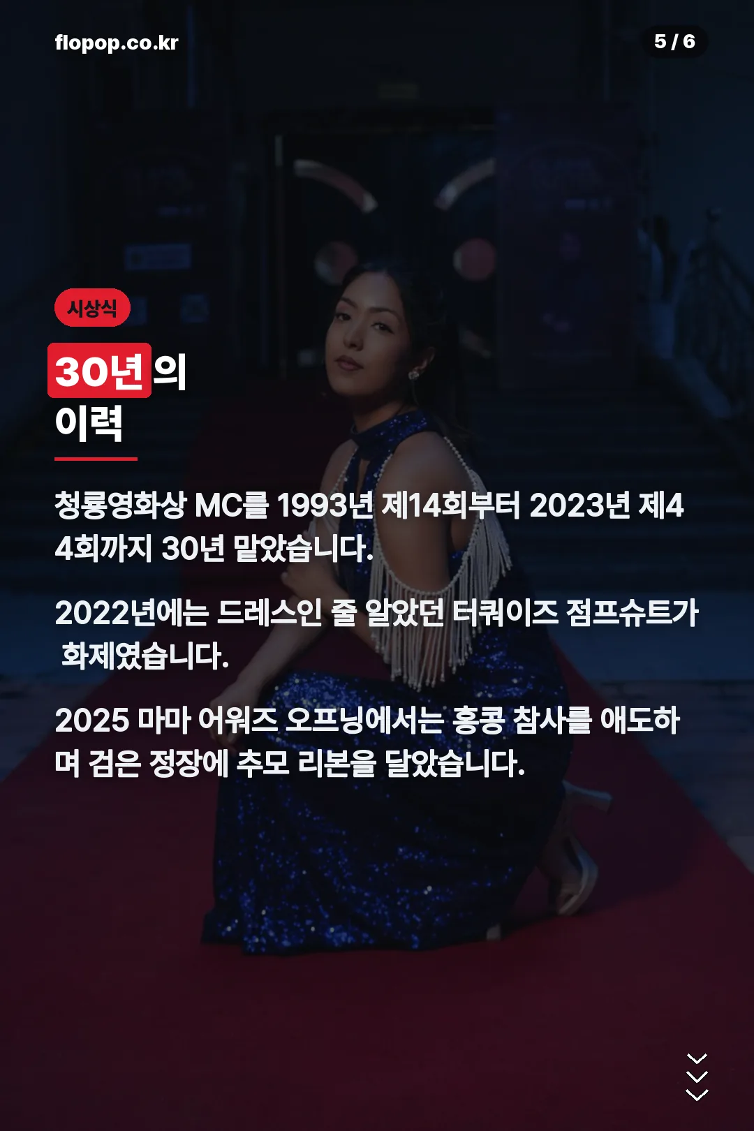 시상식 이력