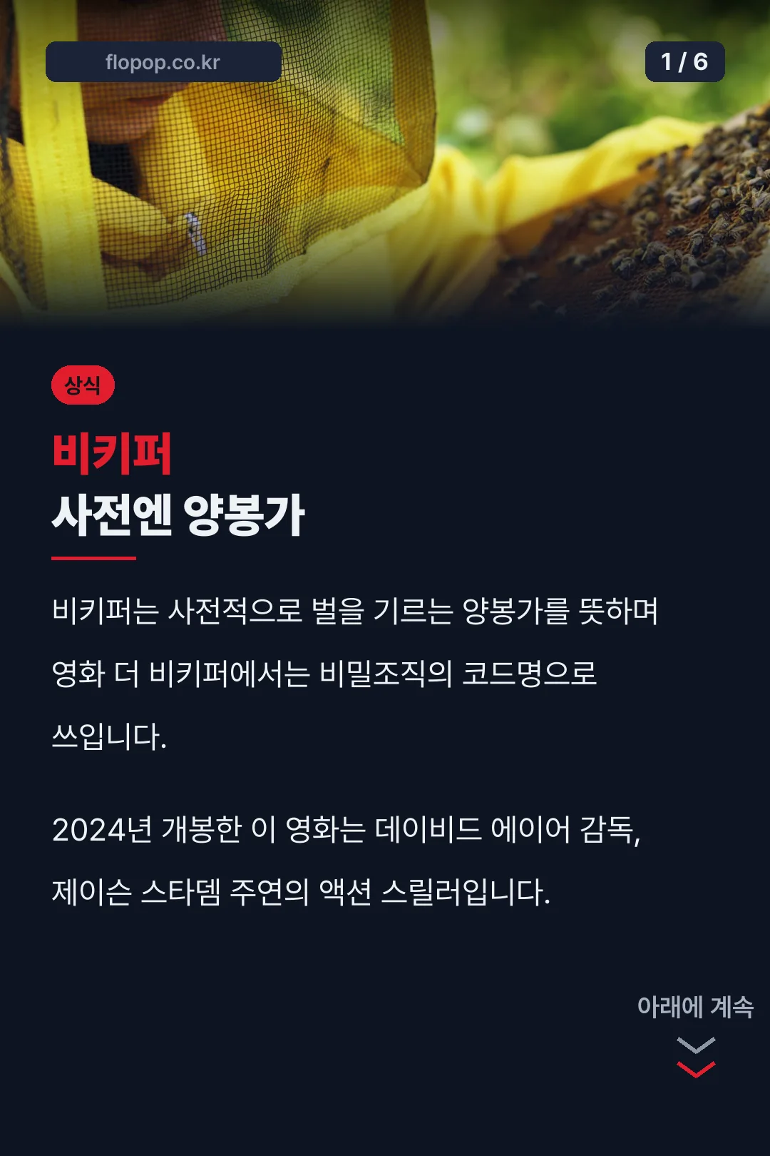 비키퍼 사전엔 양봉가