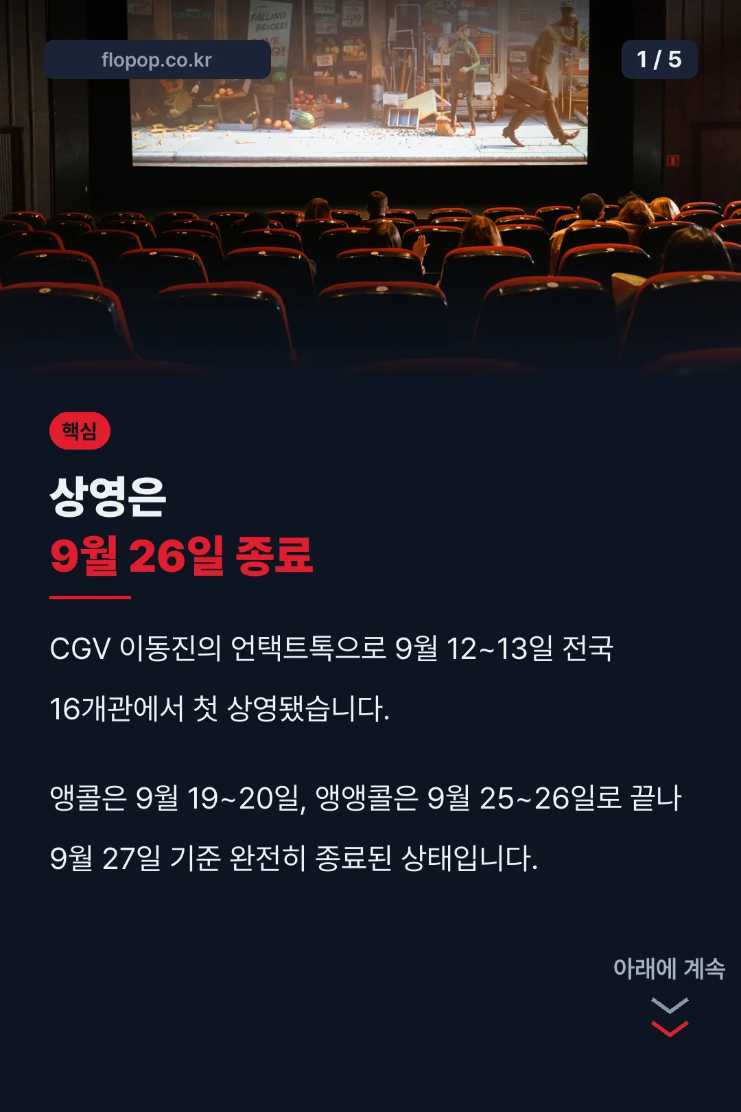 사탄탱고 상영 종료 요약