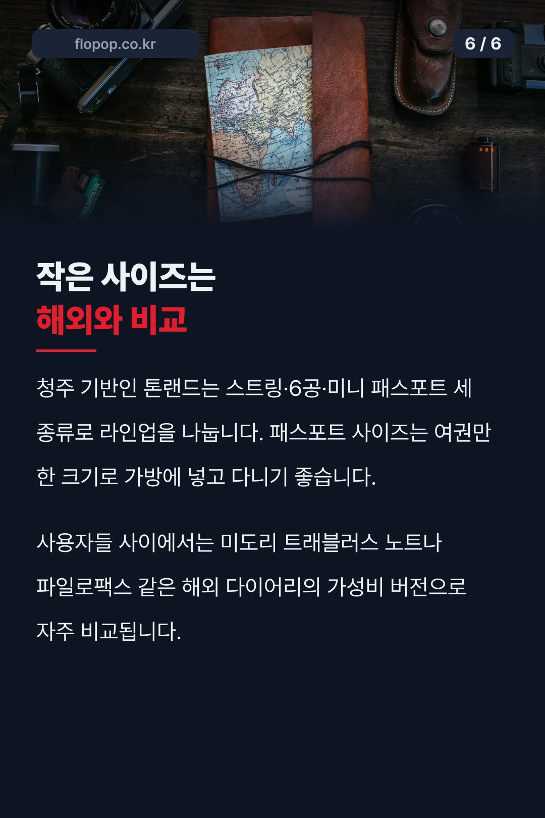 패스포트 사이즈와 해외 비교